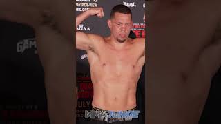 Nate Diaz is not a big fan of fake weighins natediaz jorgemasvidal boxing [upl. by Eanrahc]