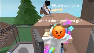 Playing mm2 as a UNICORN Campers❌❌ [upl. by Aynek121]