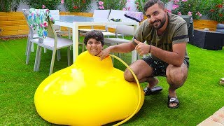 Je suis rentré dans un ballon géant adel sami les boys tv [upl. by Lali]