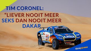 Tim Coronel met goed gevoel naar Dakar quotHet is net als seksquot [upl. by Jackelyn]