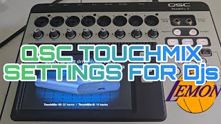 QSC Touch mix settings for djs [upl. by Mallon720]