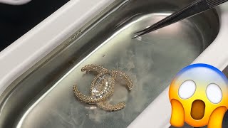 Dirty jewelry wash Ultrasonic cleaning [upl. by Bevon]