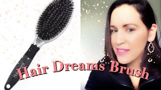 HAIRDREAMS HAIR EXTENSIONS BRUSH  Best Hair Extension Brush for Getting Tangles Out [upl. by Nlycaj]