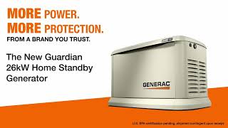 26kW Generac Guardian From Hurricane Home Solutions [upl. by Kaile]