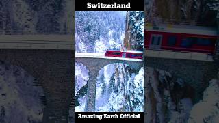 Switzerland 4k 🇨🇭 Train  Nature View ✨ Part 7 [upl. by Watts]