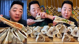 MUKBANG Beef Bone Marrow eating show [upl. by Vaenfila615]