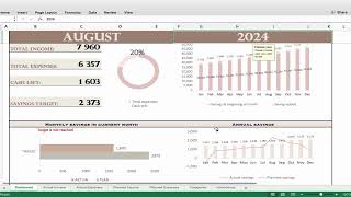 Ultimate Annual Budget Planner Tutorial StepbyStep Guide [upl. by Elag]