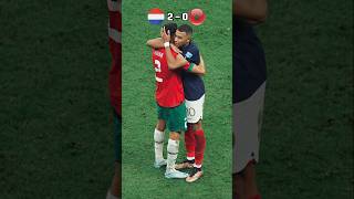 France Vs Morocco Epic SemiFinal fifa World Cup ronaldo football cr7 messi shorts youtube [upl. by Weaks]