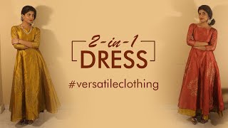 2 IN 1 DRESS Buy Versatile Clothes Wedding Season Special  Aditi Sharma Vlog [upl. by Albright]