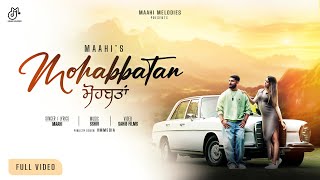 MOHABBATAN Teaser  MAAHI  SSHIV  Latest Punjabi Song 2024 [upl. by Kimberli]