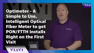 Optimeter  A simple to use intelligent optical fiber meter to get PONFTTH installs right on the f [upl. by Esdnyl]