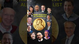 Nobel prize all winners list 2024 shorts gk nobelprize curent [upl. by Concha]