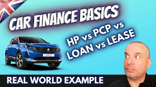 UK Car Finance Basics Explained  PCP VS LOAN vs LEASE vs HP [upl. by Tessa]