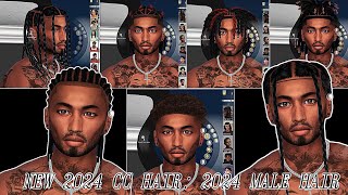 MALE HAIR CC NEW 2024 HAIR CC [upl. by Atekihs]