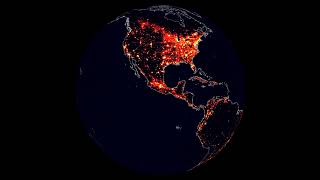 ODIAC a map of human made carbon dioxide emissions [upl. by Pius]