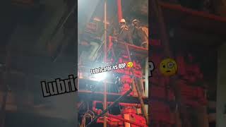 Lubricator vs BOP Connection drilling wellservice offshoredrilling oilandgas onshorejobs fire [upl. by Cordy]