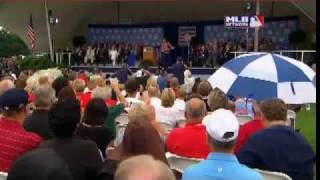 JOHN FOGERTYBASEBALL HALL OF FAME CEREMONY 72510 Centerfield 25th Anniversary [upl. by Rahs446]