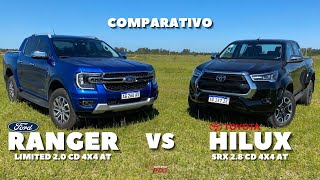 El fenómeno pick up en Argentina Ranger Limited 4x4 vs Hilux SRX 4x4 [upl. by Dyoll]