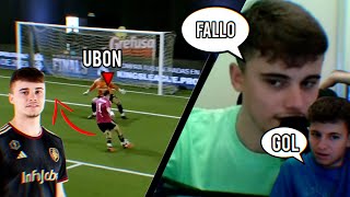 Cristian Ubon reacciona el video ¿Gol o Fallo Versión Kings league [upl. by Stiles794]