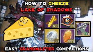 How To Cheese Lake Of Shadows First BossThreshersTormentorFinal Boss For Easy GMs Destiny 2 [upl. by Mcnelly]