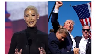 REACTION  Amber Rose speech at the RNC quotTHE MEDIA LIED TO US [upl. by Fanchet]