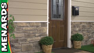 How To Install Stone Veneer Siding  Menards [upl. by Huttan]