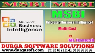 MSBI Tutorial  Multi Cast by Ramesh [upl. by Duky]