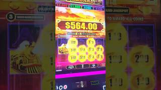 AWESOME ALL ABOARD SLOT BONUS slots casino jackpot slotmachine bonus allaboard vegas [upl. by Euqnom]