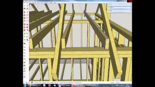 Урок 8 Проектирование дома в SketchUp [upl. by Emirak]