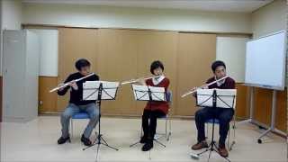 quotEcloguequot for Flute Trio quotエクローグquot 渡辺 厚 [upl. by Amaj606]