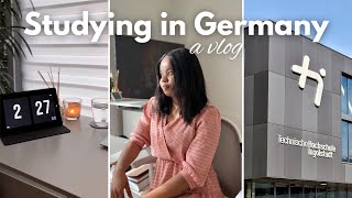 Life in Germany Vlog  A day in my life as a student in a German university  TH Ingolstadt [upl. by Aramit]