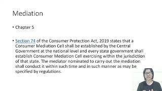 Mediation under Consumer Protection Act [upl. by Amyaj441]