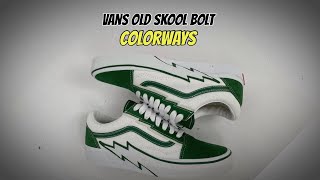 Vans Old Skool Bolt Colorways [upl. by Nertie]