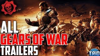 Gears of War All Trailers Gears 15 [upl. by Raynata]