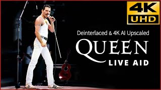 Live Aid Queen 1985 4K amp HQ Sound [upl. by Anan]