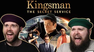 KINGSMAN THE SECRET SERVICE 2014 TWIN BROTHERS FIRST TIME WATCHING MOVIE REACTION [upl. by Anoif912]