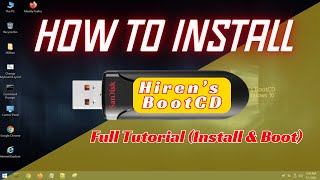 How to Install amp Boot Hirens Boot CD Using USB Drive [upl. by Codel669]