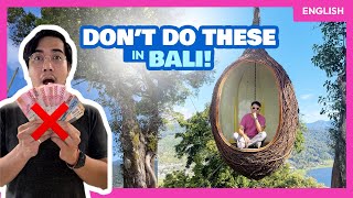 13 Travel Mistakes to Avoid in BALI • ENGLISH • The Poor Traveler Indonesia [upl. by Shama]