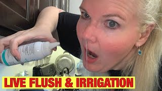 Zarbees Nasal Mist Flush amp Irrigate Nasal Passage LIVE FLUSH [upl. by Ztirf]