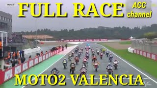 Full Race Moto2 Valencia 2018 [upl. by Nilyak768]