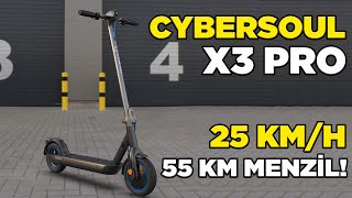 7000 TLlik elektrikli scooter CyberSoul X3 Proyu denedik [upl. by Anesuza801]