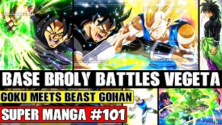 VEGETA TRAINS BROLY Goku Learns And Meets Beast Gohan Dragon Ball Super Manga Chapter 101 Spoilers [upl. by Suisyola]