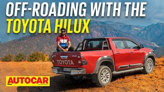 2023 Toyota Hilux review  Offroading with the Hilux  Drive  Autocar India [upl. by Shulem]