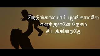 kanukula unnai vaithen kannamma lyrics song [upl. by Nomal]