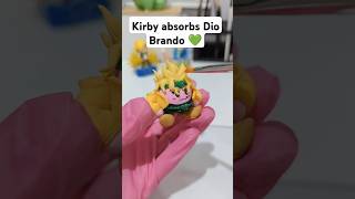 Kirby obtains a stand 😈🌎 jjba diobrando kirby polymerclay anime [upl. by Egamlat]