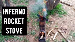 Building An Inferno Rocket Stove From Spare Parts [upl. by Tris]