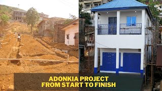 Adonkia Building Project From Start to Finish  Freetown Sierra Leone [upl. by Wirth]