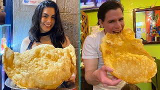 Empanadas Ecuatorianas 🇪🇨  Empanada gigante de viento morocho y de verde🥟  Geleocos [upl. by Maidel]