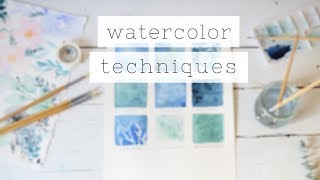 Essential Watercolor For Beginners TECHNIQUES [upl. by Sama375]