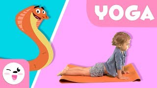 YOGA for kids  The cobra pose  Yoga practice tutorial [upl. by Gifferd]